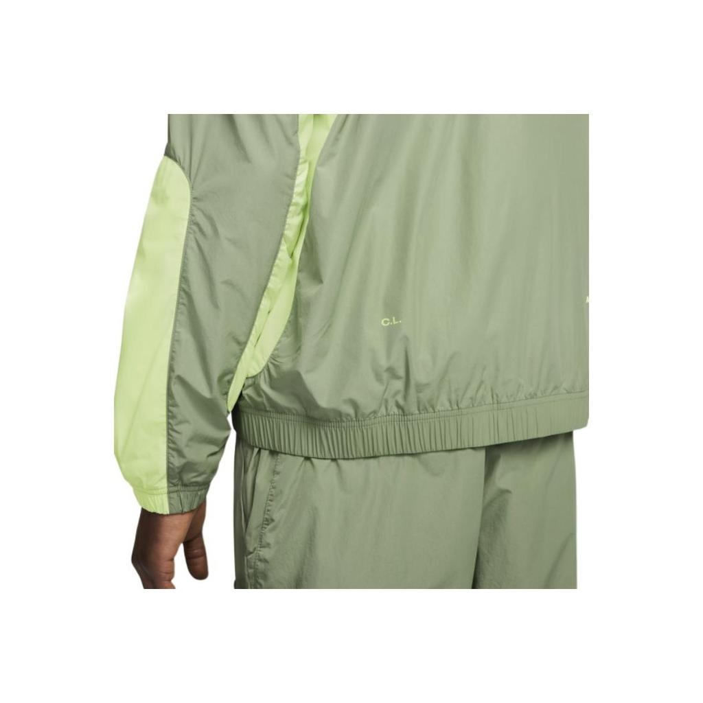 Nike X Nocta SS24 Logo Funnel Neck Sports Jacket Unisex Outerwear Oil-Green FN7667-386