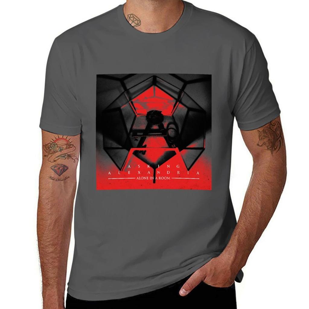 Asking Alexandria Alone In A Room Tshirt Classic Print Short Sleeve Shirt
