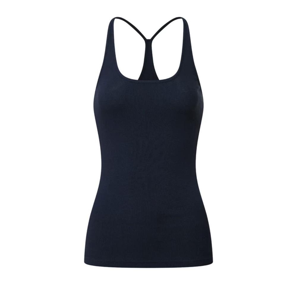 

Women s Slim-Fit Y-Strap Ribbed Tank, Black - New Summer 2025 Arrival L (Underbust 42.5, Length 63.5, Hem 42) королевский синий
