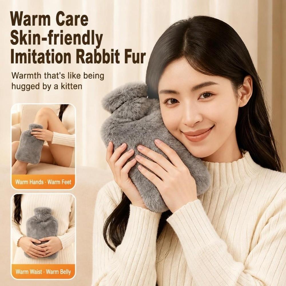 1000ml/2000ml Hot Water Bag Leak-proof Warm Compress Heater Durable Hot Water Bottle Home Office