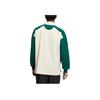 Adidas Originals Trefoil Anti-University Zip-Up Long Sleeve Polo Shirt Men Tops Dark-Green HY7236