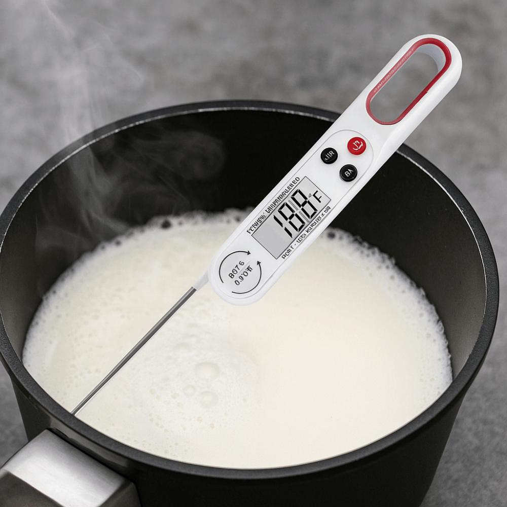 Switchable Units Probe Food Thermometer Instant Read Food Temperaure Sensor  Liquid