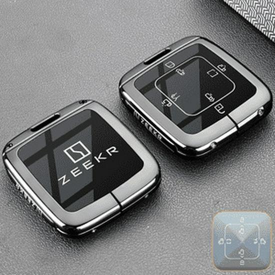 Zeekr Smart Bluetooth Key Case: Compatible with 001, 007, 009, Zeekr X New Model NFC Men s Shell Buckle