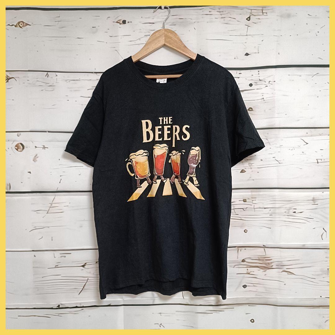 Beatles Parody T-Shirt Black Size S XXXL