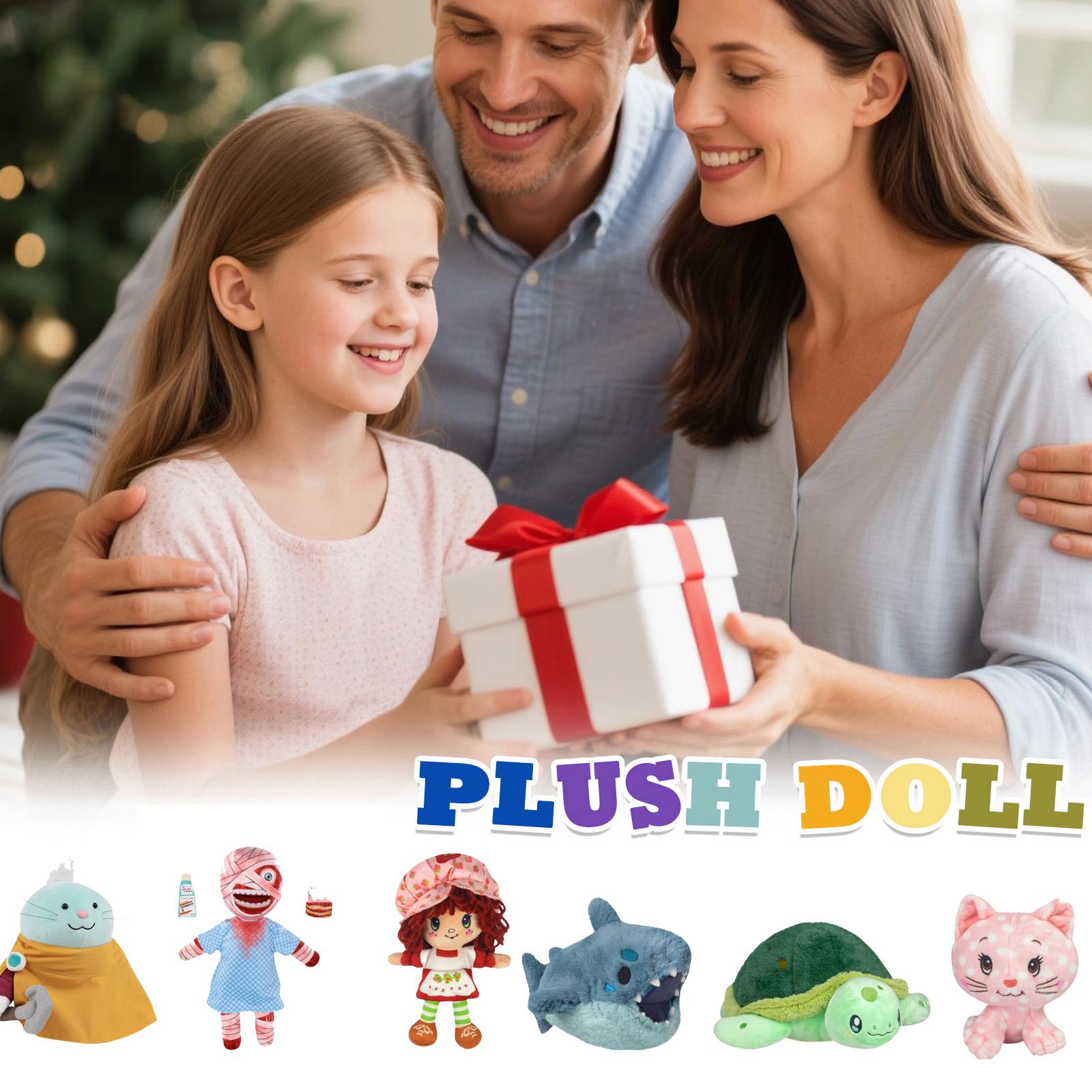 

Плюшевая кукла, Игрушка в подарок, Мультфильм, Детская тряпичная кукла, Детская подарочная подушка One Size