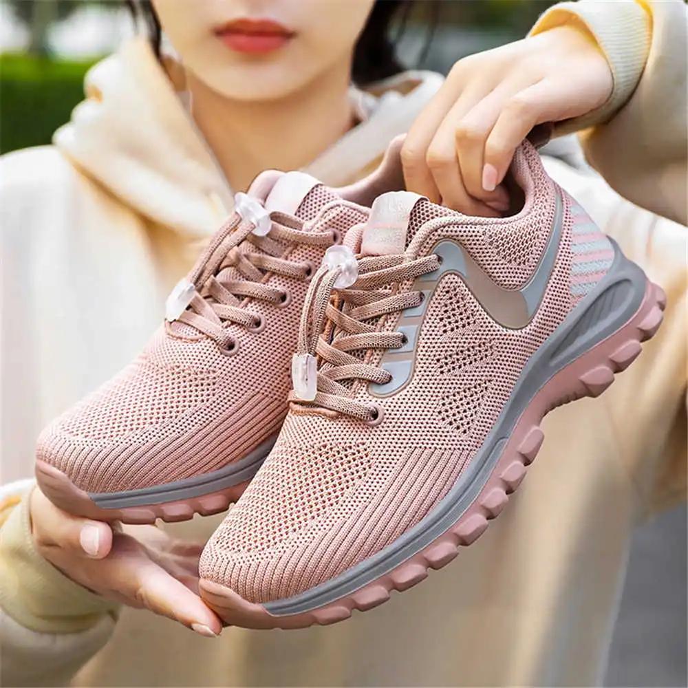 Fashion Number 41 Autumn Black Women Sneakers Flats Comfortable Shoes Casual Tennis For Lady Sports Caregiver Athletic Sapateni