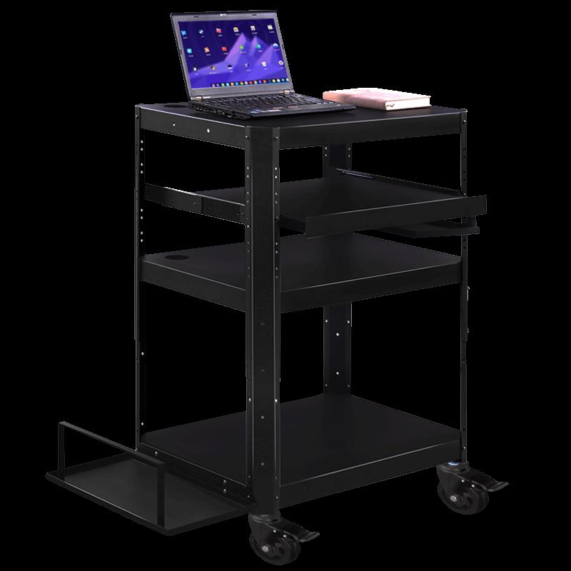 Mobile IT Equipment Workstation Cart