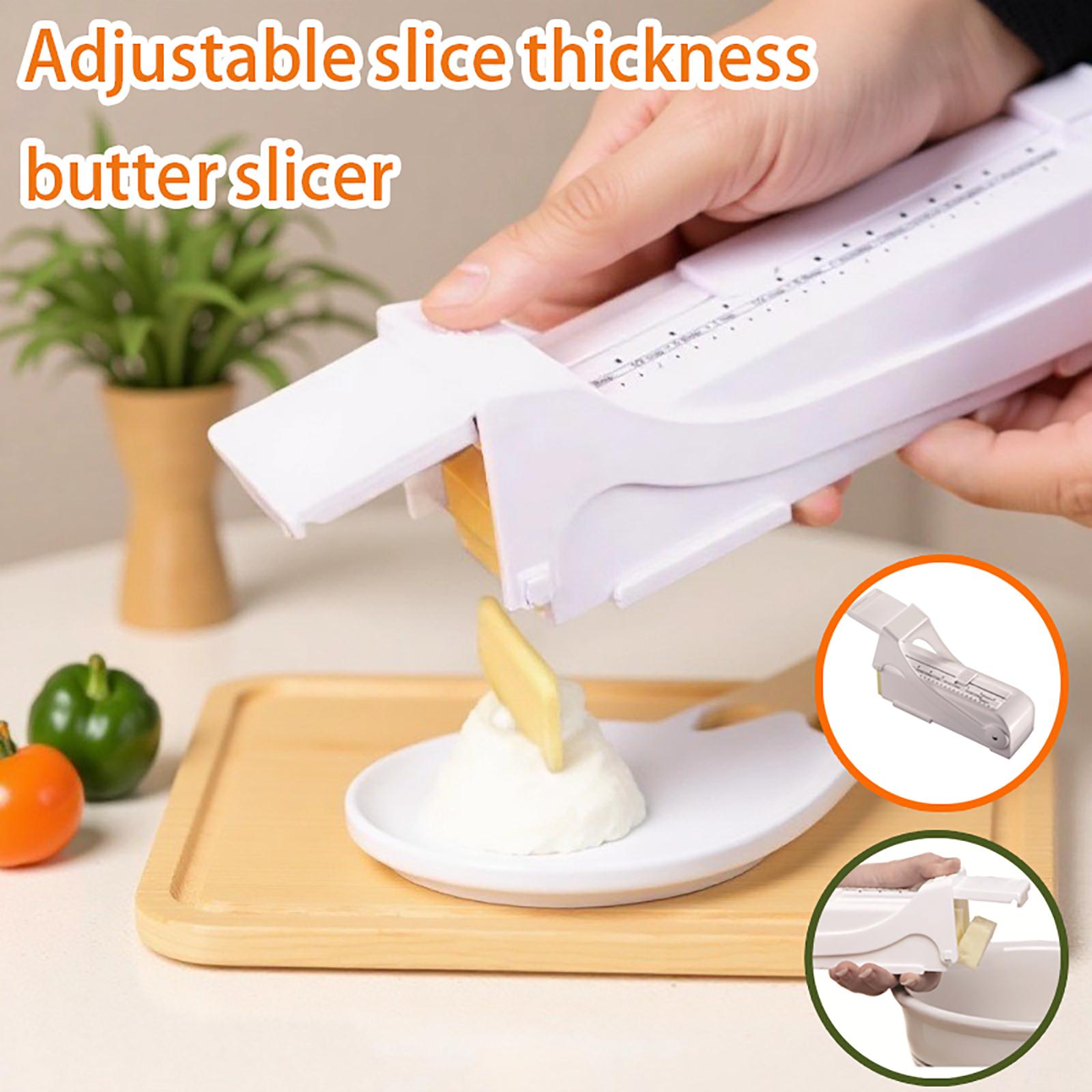 

Butter Separator, Kitchen Knife, Cheese For Home Use, Adjustable Slicing Thickness One Size білий