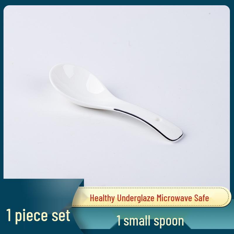 

Цзиндэчжэньская керамическая посуда: Простые миски для риса, лапши и супа, тарелки, палочки для еды, ложка с подглазурной росписью.