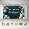 Durable Build Party Decoration Gratitude Banner Appreciation Banner for Volunteer Event Thank You Party Teacher Recognition