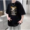 Pánská trička s krátkým rukávem Dopis s grafickým potiskem Trička módní značky pro muže Muži Oblečení Neformální Tričko Muž Léto Korejské Retro Topy Pro