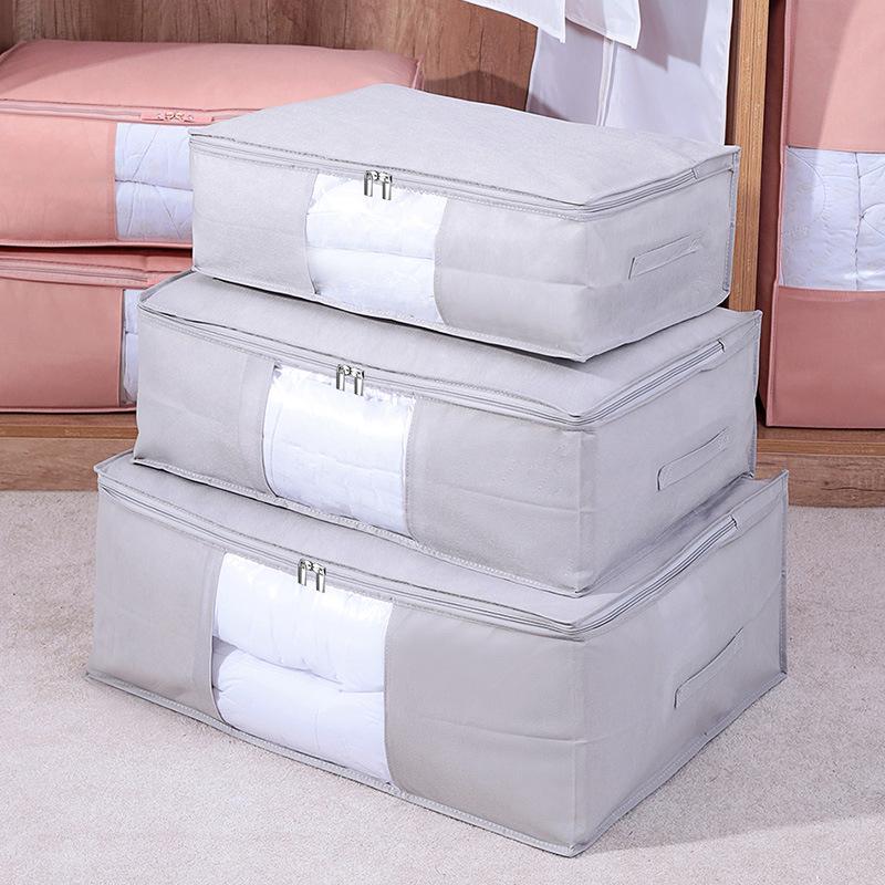 Large-Capacity Moisture-Proof Zip Quilt Storage Bag for Bedding & Clothes