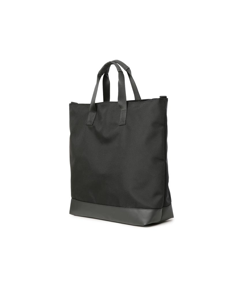 Jenner Coated Nylon Tote Bag [Black]