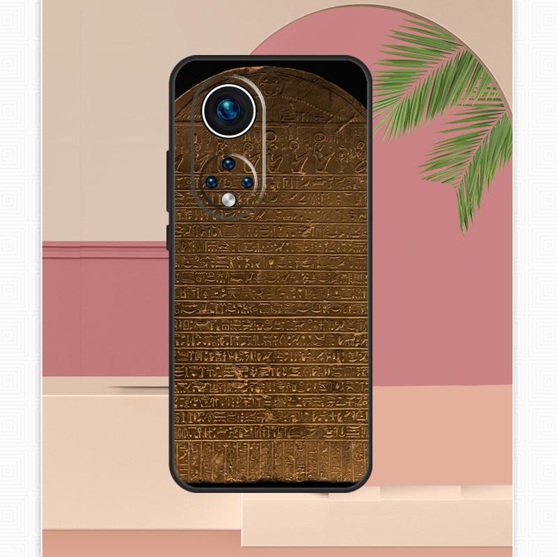 Egypt Cuneiform Akkadian Pharaoh Case For Honor Magic 7 Lite 5 6 8 Pro Honor 200 400 X9c X9b X9a X8b X8a X8c 50 70 90 Cover