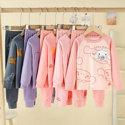 Set Pigiama in Cotone per Bambini: Intimo Caldo per Ragazzi o Maglione Autunnale e Pantaloni per Ragazze, Taglie Piccole e Medie.