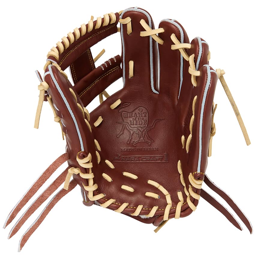 Rawlings JAPAN GH5FHJH52 Baseball-Wurf-HOH®-Handschuh, Hartball, Infielder, Bordeauxrot, 11,25 Zoll, Rechtshänder