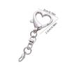 Chic Heart Keyring Pendant Personalized Spring Buckle Clasps Key Rings Accessory