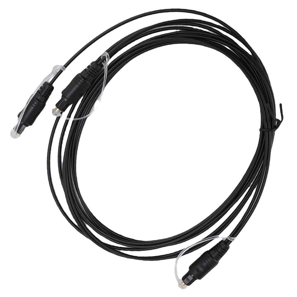 1x2 Digital Optical Splitter Cable SPDIF for Toslink Fiber Optic Sound Splitter Cable For Home Theater HDTV Speaker