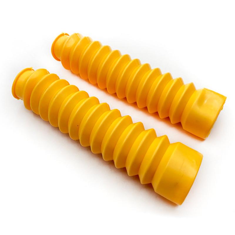 Передний амортизатор мотоцикла Пыльник из натурального каучука Универсальный пыльник переднего амортизатора мотоцикла Cg125 жёлтый