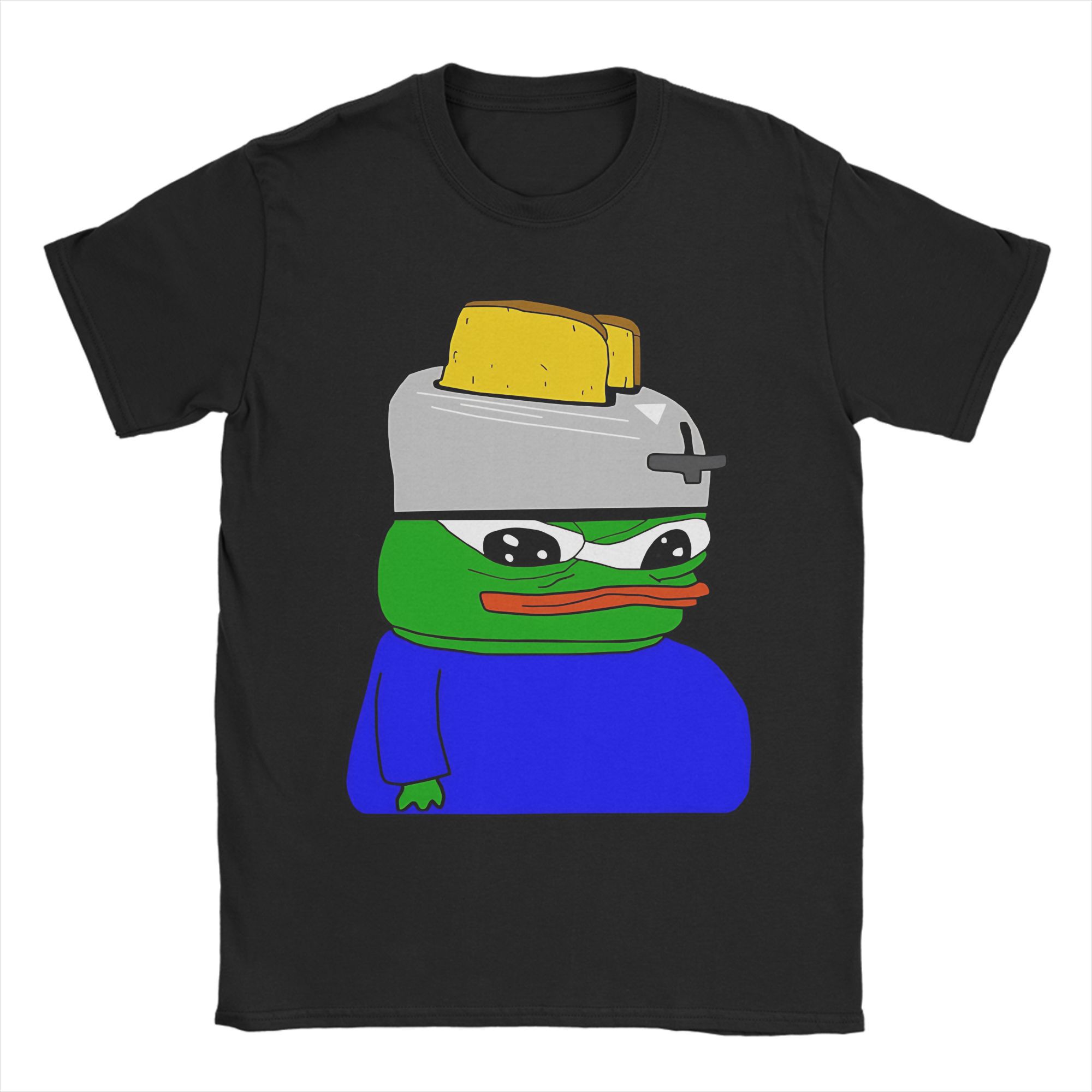 

Rare Pepes Toaster Head Apu Apustaja Outfit Men Women T Shirt 100% Cotton Tee New Arrival Frog Funny Meme T-shirt Clothes 5XL різнокольоровий