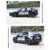 1/24 Tesla Model Y SUV Alloy Police New Energy Car Model Diecast Metal Vehicles Car Model Simulation Sound and Light Children Toy Gift