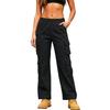 Women's Wide Leg Pants Loose Fit Camouflage Print Tie Waist Patchwork for Summer