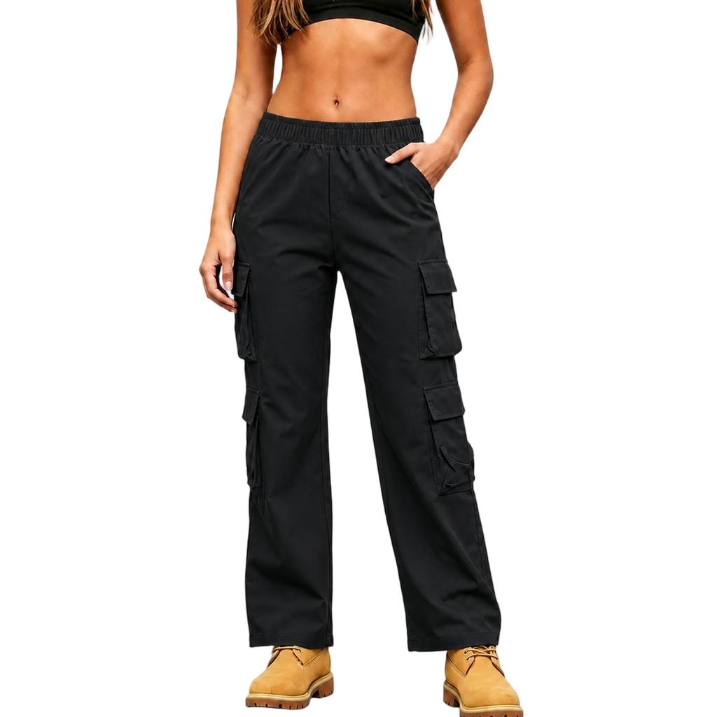 Women's Wide Leg Pants Loose Fit Camouflage Print Tie Waist Patchwork for Summer