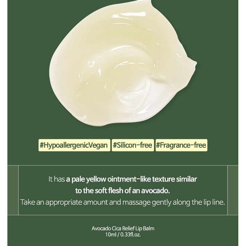 Frudia Avocado Cica Relief Lip Balm