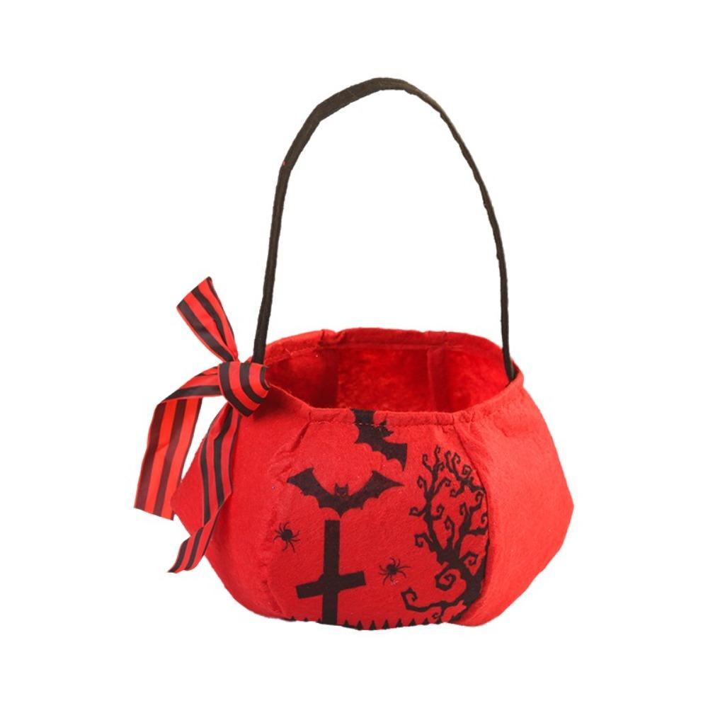 

Storage Handbag Sugar Pocket Trick or Treat Pumpkin Sugar Bag Creative Halloween Candy Bag Gift Bat