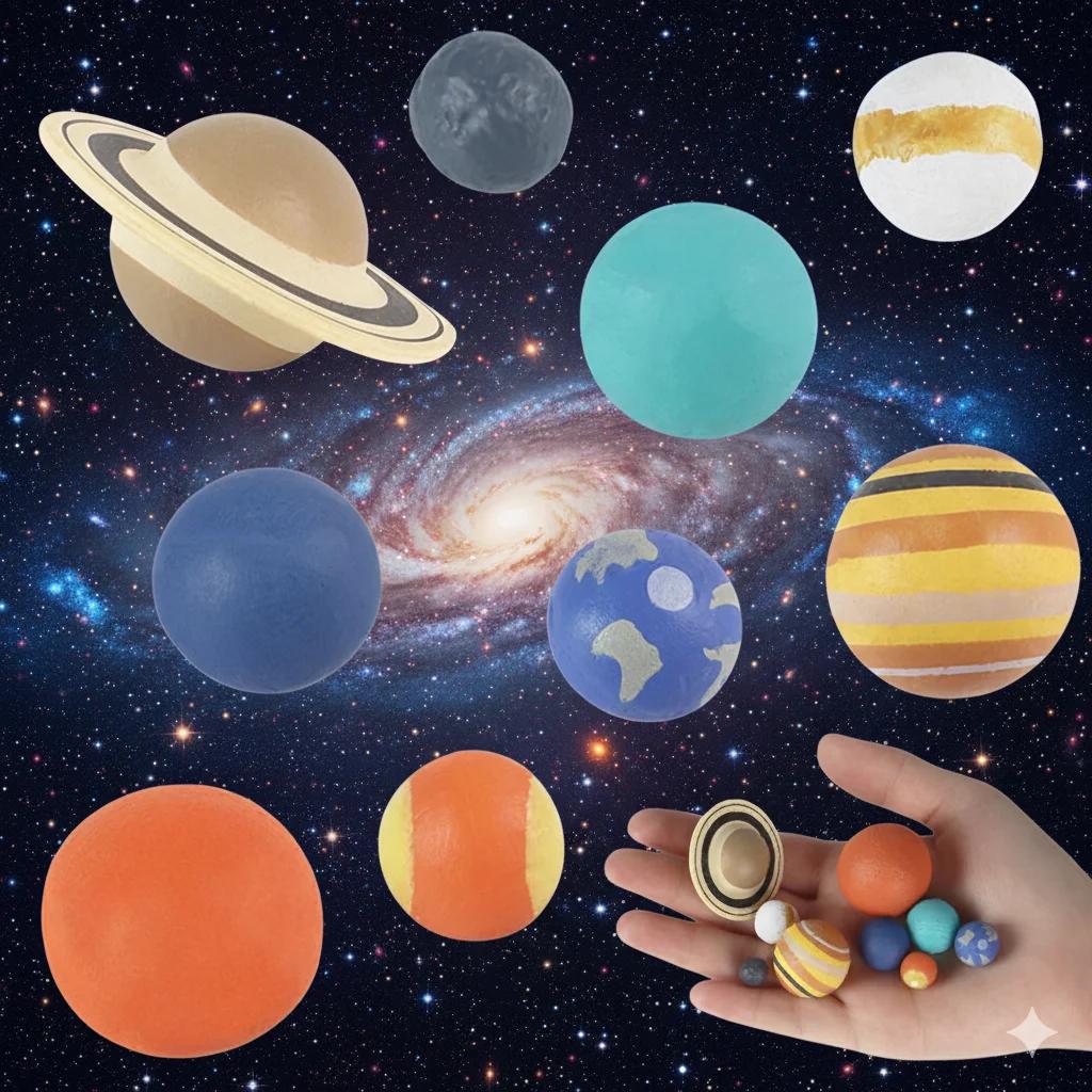 Solar System Model Educational Toys Universe Planet Earth Science Teaching Materials Cosmic Simulation Figures Astronomy For
