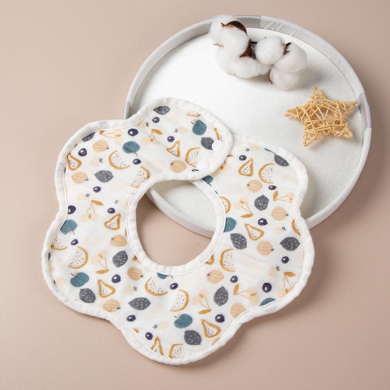 

Нагрудник Velvet Baby Petal: Чистый хлопок, водонепроницаемый, весна и осень