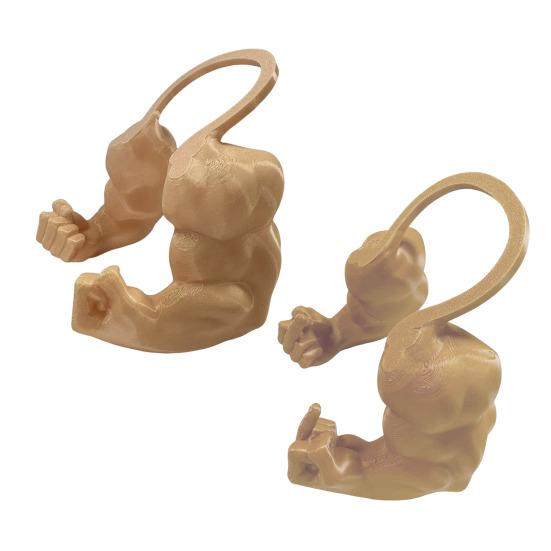2Pcs Cat Muscle Arm 3D Printed Funny Cat Neck Arm with Muscle Superhero Cosplay Costume Funny Pet Photography Props Birthday Party Supplies