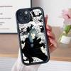 JJK Mahito Phone Case for iPhone 17 16 15 14 13 12 11 Air Pro Max Plus Black Soft TPU Shockproof Cover