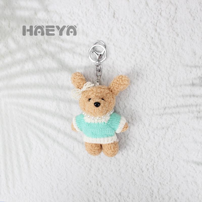 Plush Rabbit Keychain Pendant - Creative Doll Toy Gift for Couples & Friends