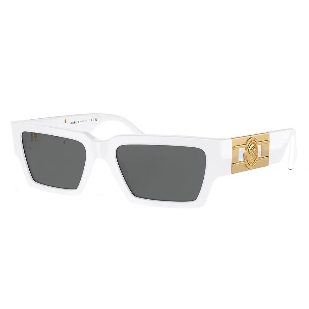 

Versace Iconic Ve 4459 314 87 54mm Unisex Rectangle Sunglasses White