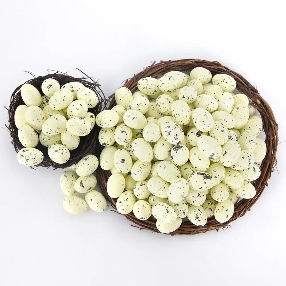 100 sztuk jajek wielkanocnych w wielu rozmiarach, kolorowe jajka piankowe do wielkanocnych dekoracji DIY, wieńców, prezenty dla dzieci, upominki na wielkanocne przyjęcie domowe