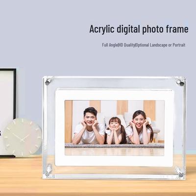5" Acrylic Digital Photo Frame with IPS Screen and Media Player