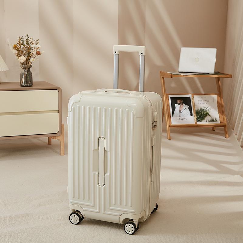 Yongsheng Damen-Reisekoffer mit großem Fassungsvermögen, 26 Zoll, verdickter Trolley mit Passwortschloss