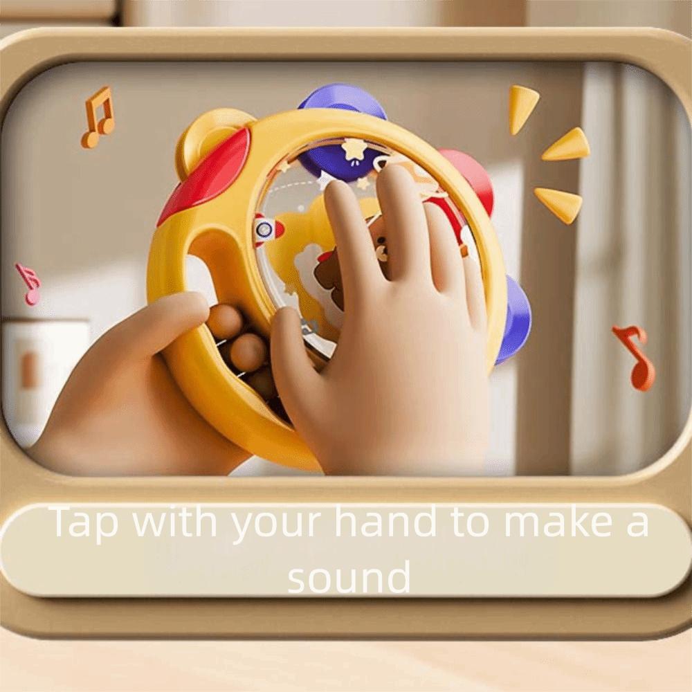 Clapping Drum Hand-held Drums Learning Toys Percussion Sound Toy Baby Tambourines  Kids Toy