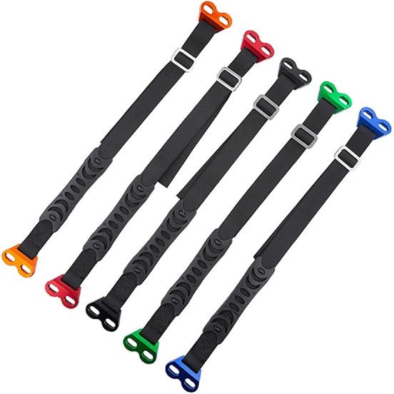 Motorcycle Universal Seat Rescue Belt Cushion Rear Lift Strap Pull Sling Compatible with Yamaha Kawasaki Dirt Pit Bike MX Enduro(Rear Blue)