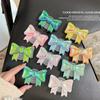 Japanese Korean Style Creative Colorful Laser Bow Simple Three-dimensional Ring Telescopic Desktop Phone Holder Airbag Folding