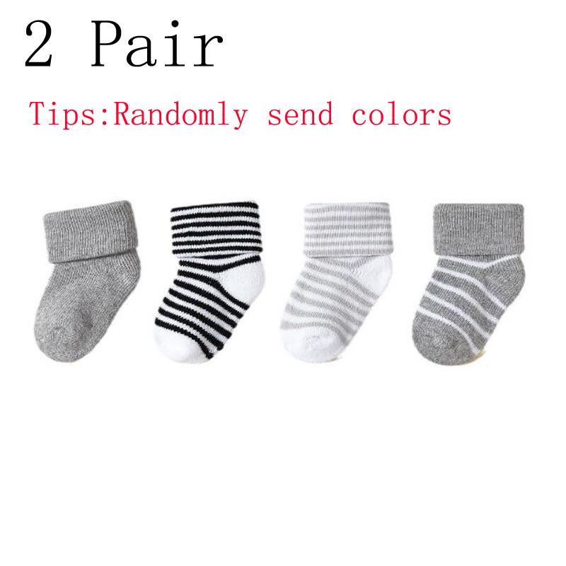 2Pair/lot New Autumn and Winter Warm Baby Socks