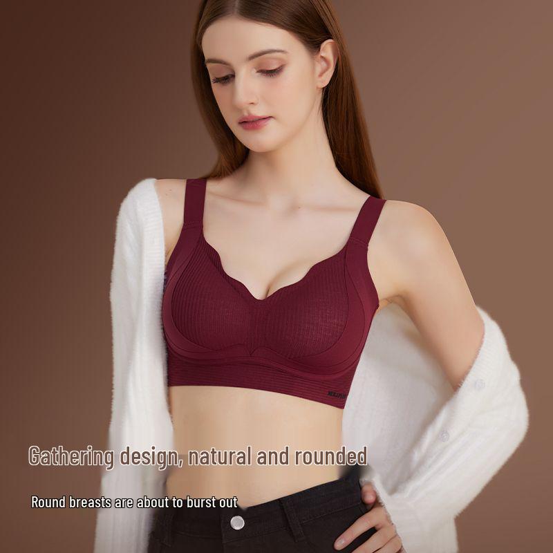 Seamless Wireless Lifting Bra: Supportive, Comfortable, Anti-Sagging Bust Control