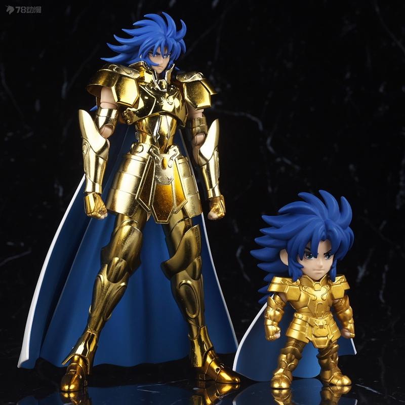 10cm Saint Seiya Anime Figure Myth Cloth Leo Aiolia Aquarius Camus Cancer DeathMask Golden Zodiac Knight Japanese Dolls Hobbies