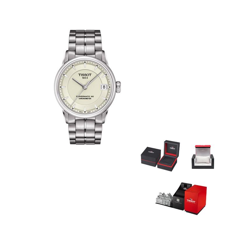 

TISSOT Luxury Collection Automatic Mechanical Movement 50 meter Water Resistance Women s Watch 33mm T086.208.11.261.00 Ivory Watch Dial