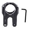 Bike Stem 35mm Lightweight High Strength CNC Aluminum Alloy Handlebar Short Stem for Road Mountain Bikes Black