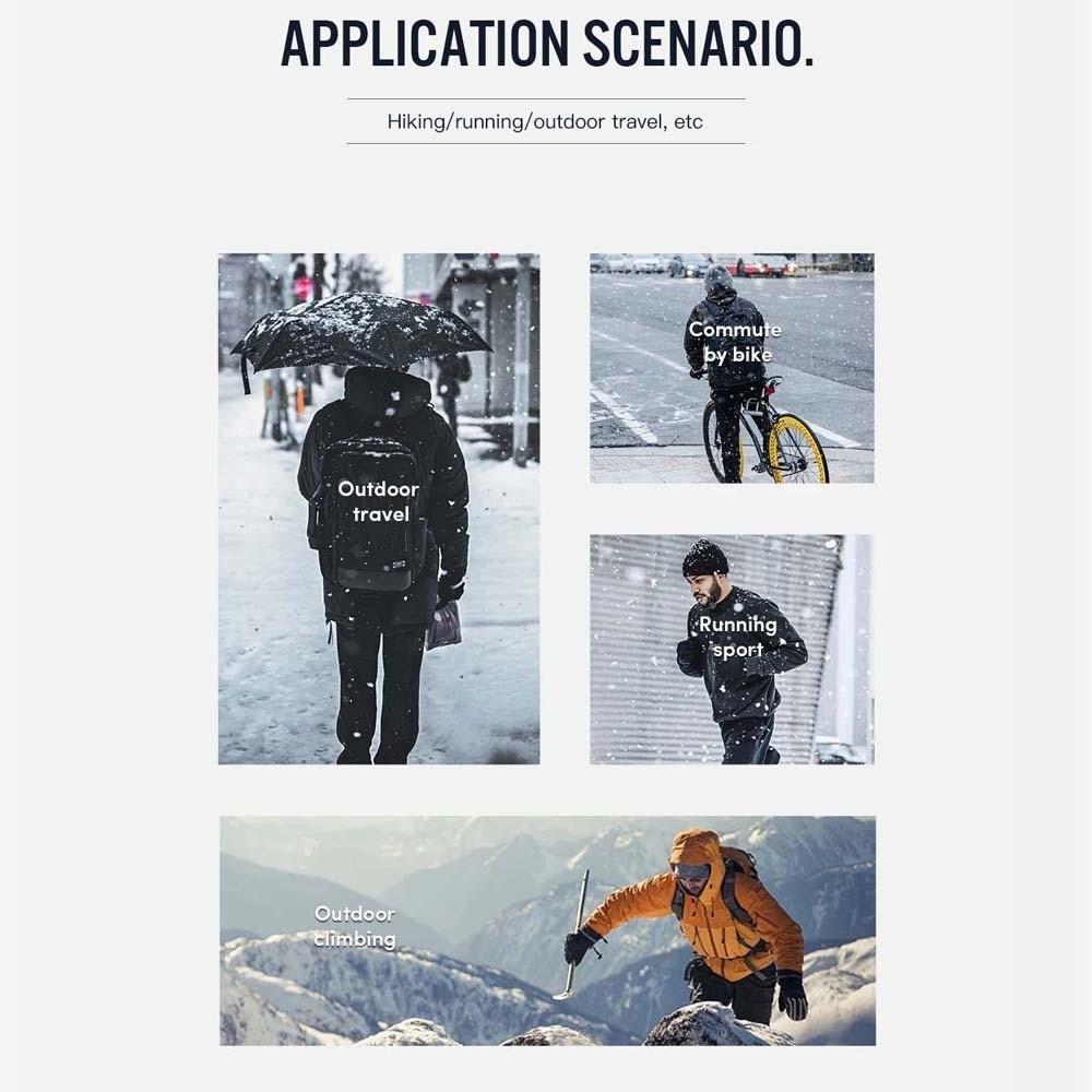 Soft Nylon Anti-cold Mittens Polar Fleece Unisex Windproof Gloves All-Match Finger Mittens Men