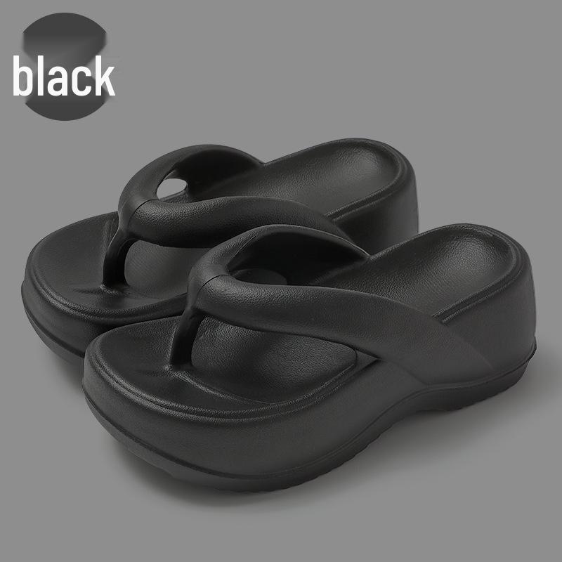 High-End Women's Herringbone Thick-Soled Summer Beach Slippers