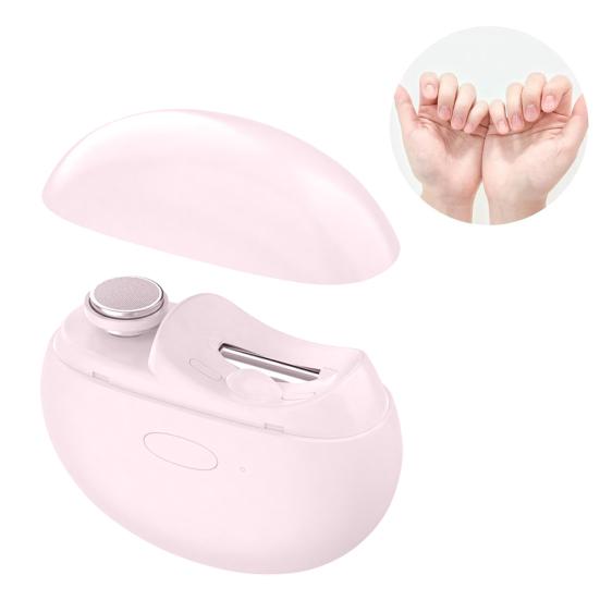 Elektryczny Obcinacz do Paznokci Dzieci Dorośli Seniorzy Automatyczny Trymer do Paznokci USB Rechargeable Dziecko Manicure Pilnik Szlifujący Obcinacz do Paznokci Rąk Polerka