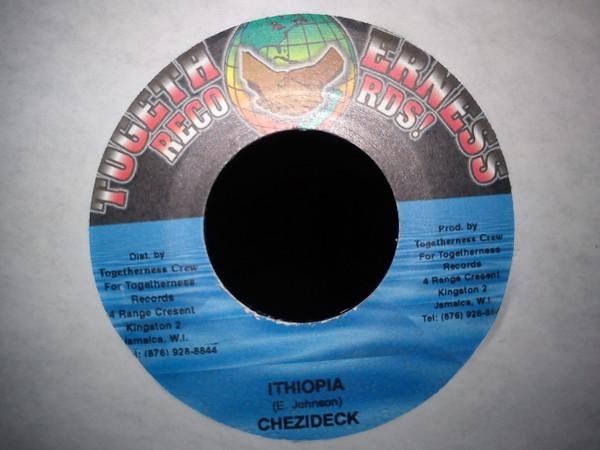 

7inch Record CHEZIDEK Ithiopia NONE Togetherness Re Jamaica Reggae Ska Dub Used